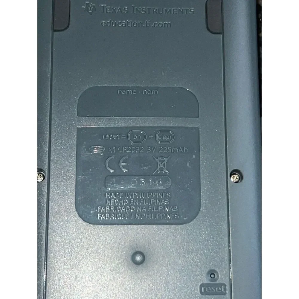 Texas‎ Instruments TI-34 MultiView Scientific Calculator Works Blue, White, Teal